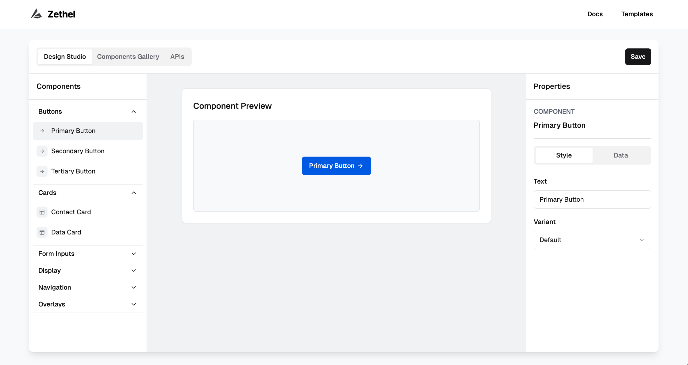 Component design example 1